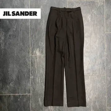 JIL SANDER 질 샌더 캐시미어 혼방 울 팬츠 슬랙스