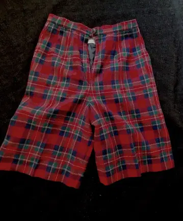 펜들턴 USA제 빈티지 타탄 체크 숏팬츠