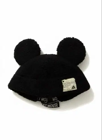 미키마우스 귀달이 보아 모자 디즈니 블랙