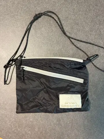 GREGORY 그레고리 사코슈 블랙 경량 숄더백