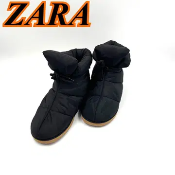 ZARA 퀼팅 앵클부츠