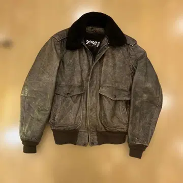 Schott 80s 90s G-1 A-2 플라이트 자켓 40
