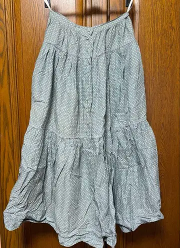 판매 12/5까지 INGEBORG 도트 롱 스커트