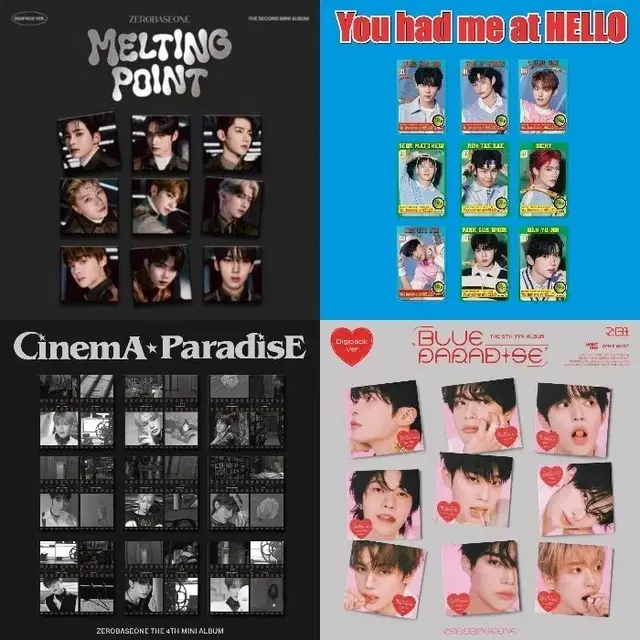 (미개봉) 제로베이스원 앨범 디지팩 판매합니다