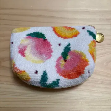 페이러 보트형 파우치 복숭아 피치