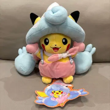포켓몬 센터 피카츄 가라르 테무 분장 할로윈 봉제 인형