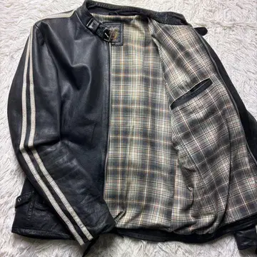 샷 싱글 라이더스 가죽 자켓 클래식 레이서 블랙 M