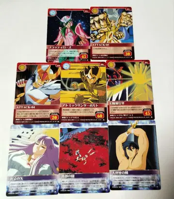 세인트 세이야 카드 게임 카드 컬렉션 8장 세트 CARD