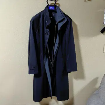 탈부착 가능한 방한 안감 트렌치코트 스텐카라 코트