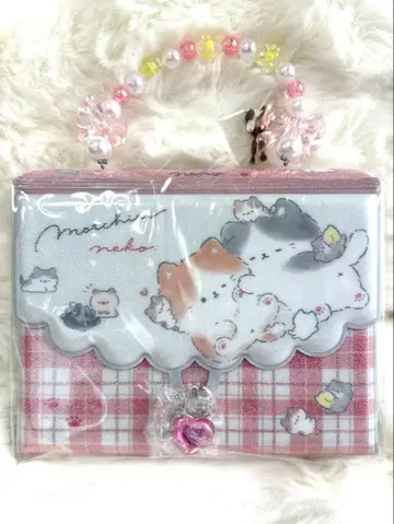 쿠리아 씰북 씰 바인더 백형 열쇠 포함 쫀득한 고양이 새상품