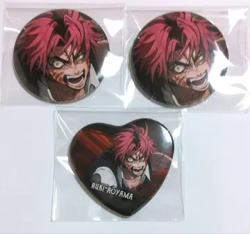 휴먼버그대학 아마기 전쟁 THE FINAL 카페 하트 캔뱃지 외 아오야마