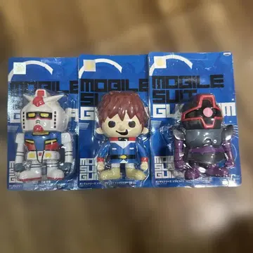 모빌슈트 건담 피규어 3체 세트