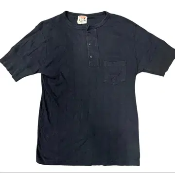 GLAD HAND&Co. 블랙 헨리넥 T셔츠 M