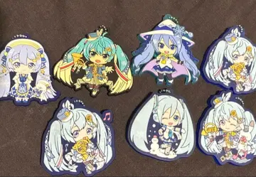 유키 미쿠 러버 스트랩 7개 낱개 판매