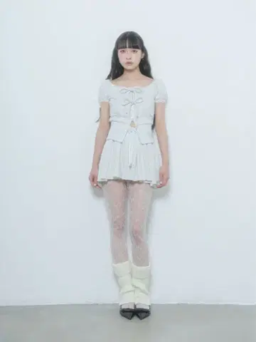 맨투맨 리본 셋업