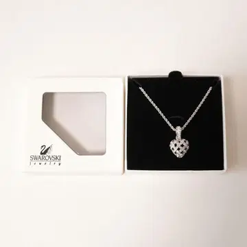 스와로브스키 하트 바베 펜던트