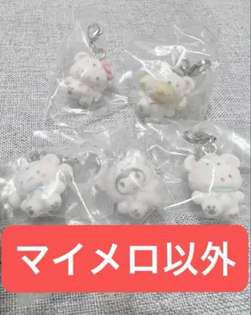 산리오 메지루시 액세서리 폭신폭신 스노우 마이멜로디 외 세트