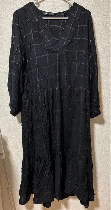 ZARA 원피스 라메 믹스 S