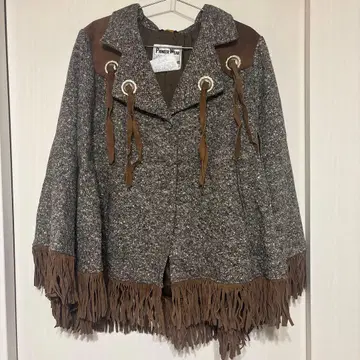 Pioneer Wear 프린지 달린 판초