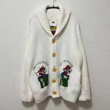 gelato pique 슈퍼 마리오 베비모코 자카드 숄 가디건