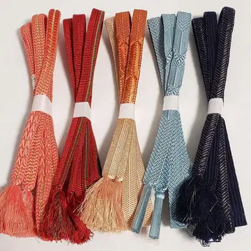 (0663) 허리띠 5점 묶음 판매 오비끈 기모노 일본 의류 잡화