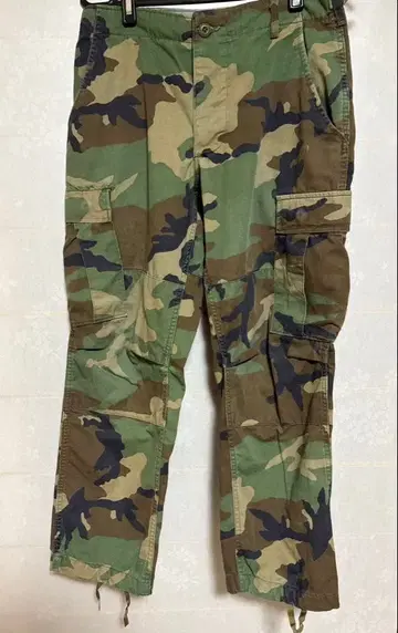 미군 실물 BDU 카고 팬츠 우드랜드 카모플라쥬