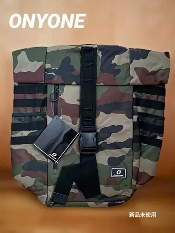 온요네 카모 패턴 롤탑 백팩