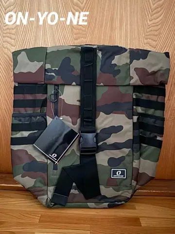 온요네 카모 패턴 롤탑 백팩