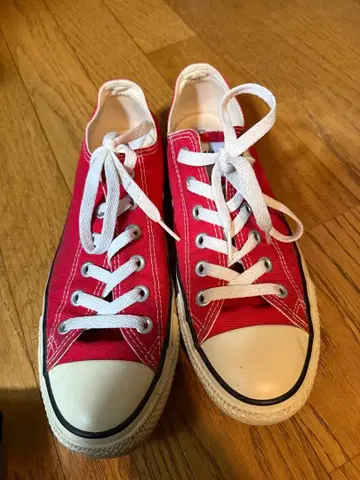 CONVERSE 레드 스니커즈 26cm
