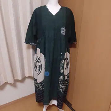 빈티지 원단 유단 리메이크 원피스 가문