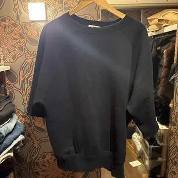 네이비 래글런 슬리브 트레이닝복 M 유나이티드 애로우즈