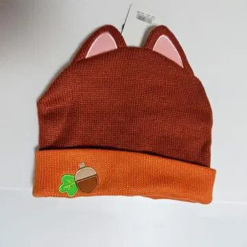 도쿄 디즈니랜드 칩 니트 모자 택 포함 새상품