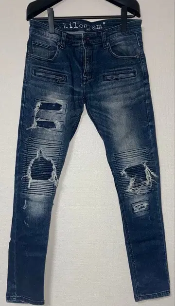 kilogram 데미지 스키니 데님