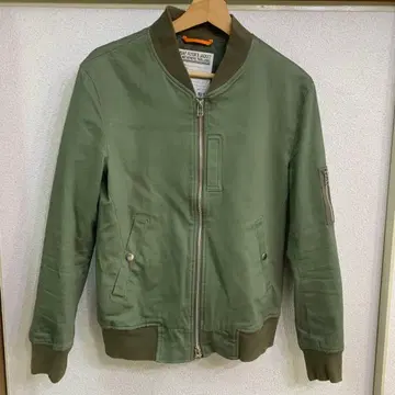 S 사이즈 나노 유니버스 밀리터리 블루종 플라이트 자켓