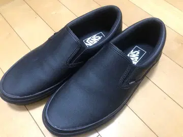 [ 시착 15분 ] VANS 블랙 슬립온 방수 26.5