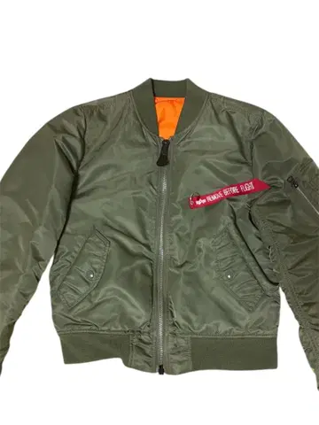 [레어] MA-1 플라이트 자켓 올리브