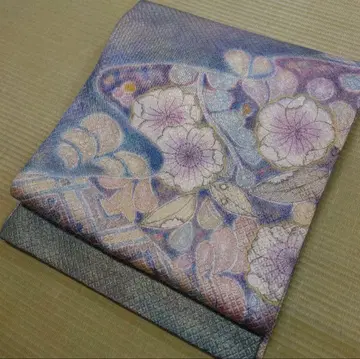 [ 새상품급 ] 츠지가하나 후쿠로 오비 순수 실크 450cm