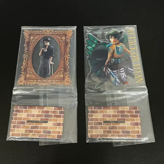 미개봉) 진격의거인 진격거 제일복권 F상 리바이 아크릴스탠드 2종 일괄