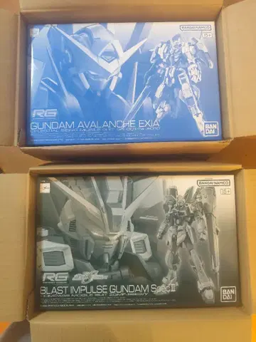 RG GUNDAM AVALANCHE EXIA & BLAST IMPULSE