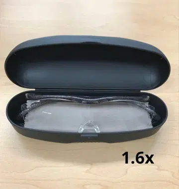 미사용 새상품 하즈키 루페 라지 1.6x 블랙 그레이