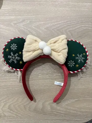 디즈니랜드 디즈니씨 크리스마스 머리띠