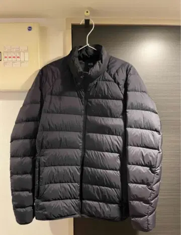 다크 그레이 다운 자켓 퀼팅