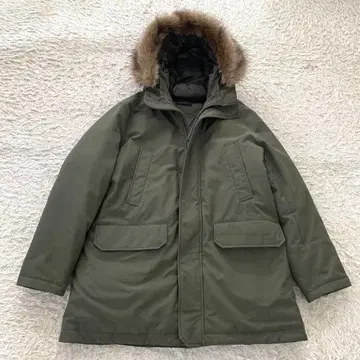 [컨디션 최상] 유니클로 남성용 하이브리드 다운 코트 퍼 2way XXL