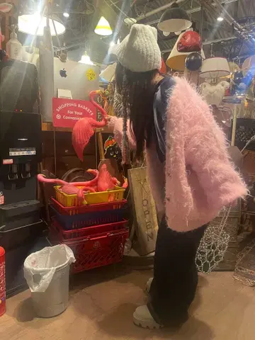 FREAK'S STORE 핑크 가디건