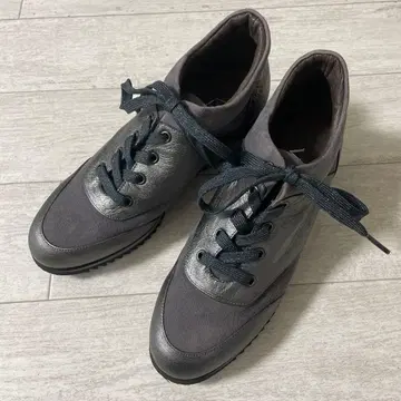 슈 갤러리 ota 스니커즈 가죽 스웨이드 통굽