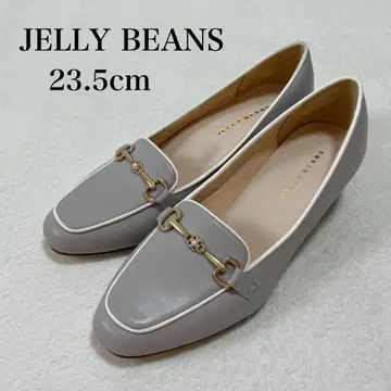 JELLY BEANS 로퍼 펌프스 23.5cm 라이트 그레이