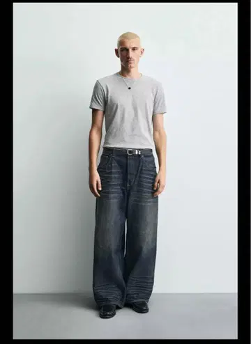 ZARA 배기 핏 데님