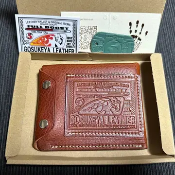 고스케야 가죽 라이더스 미니 지갑 개조 모 솔로 마렌마 박스
