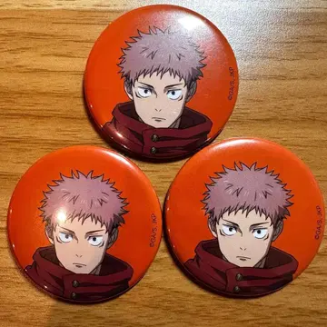 애니메이션 주술회전전 이타도리 유우지 캔뱃지 시부야 사변 3개 세트