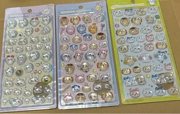 모자 꽁지 드롭 씰 치이카와 (먼작귀) 3매 3종류